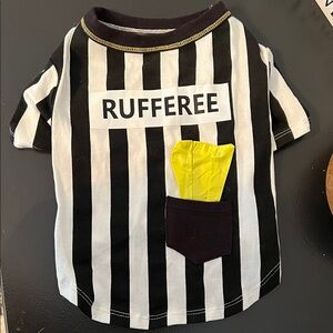 Dog “Rufferee” Halloween costume